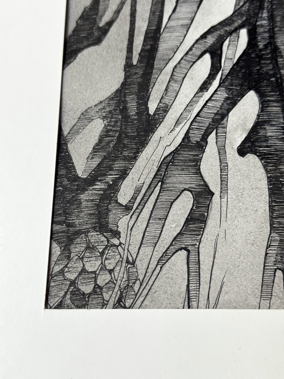 Image 1 of Eugène Eechaut (1928-2019) - inkt op papier, 1972