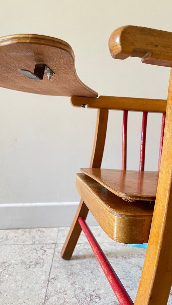 Image 1 of Poltrona per bambini in legno vintage Baumann