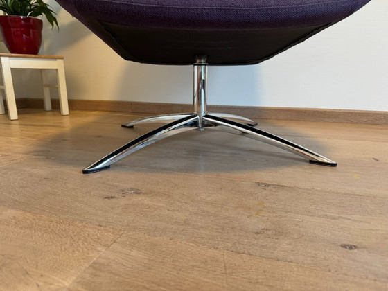 Image 1 of Poltrona Topform 'Lily' tessuto viola Barcellona