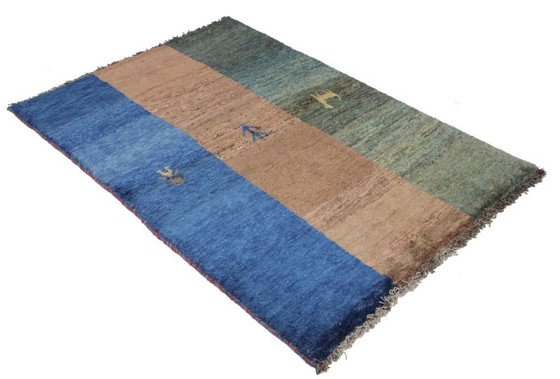 Image 1 of Original Persian carpet Gabbeh Ghashghai oriental carpet 164 cm x 108 cm old natural