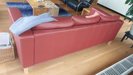 Ikea Karlstad 3-seater – 3-5 seaters, Leather (photo 3 of 7)