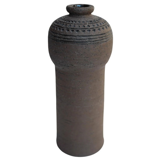Image 1 of Modernist, earthenware ceramic vase by Inger Persson for Rörstrand, Sweden