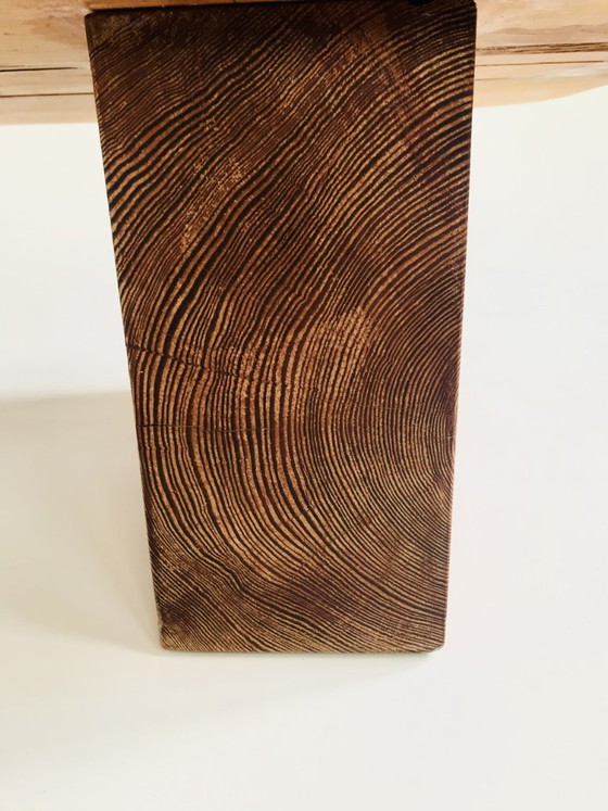 Image 1 of Massief houten salontafel