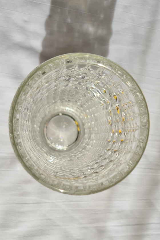 František Pečený pressed glass vase Heřmanova Huť glassworks / Sklo Union (photo 6 of 14)