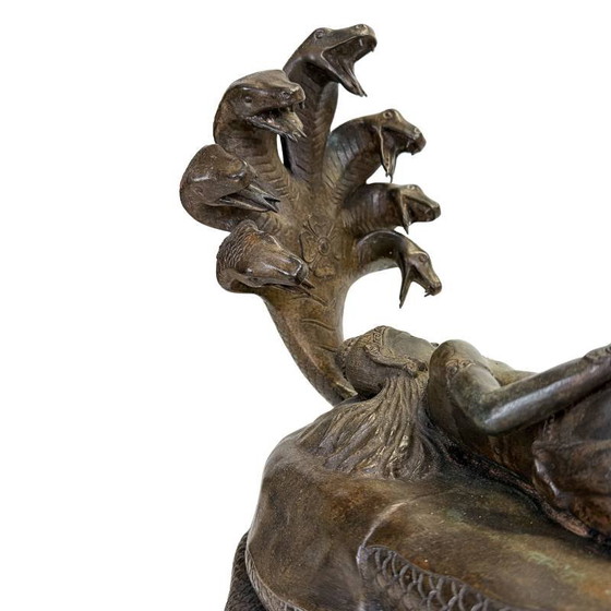 Zware Khmer Vishnu Beeld (12.2 kg) – Beeldhouwkunst, Brass (photo 17 of 19)