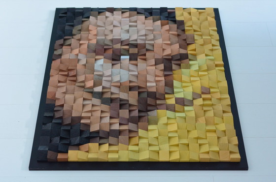 Image 1 of Arte in legno "Ritratto di Dalì"