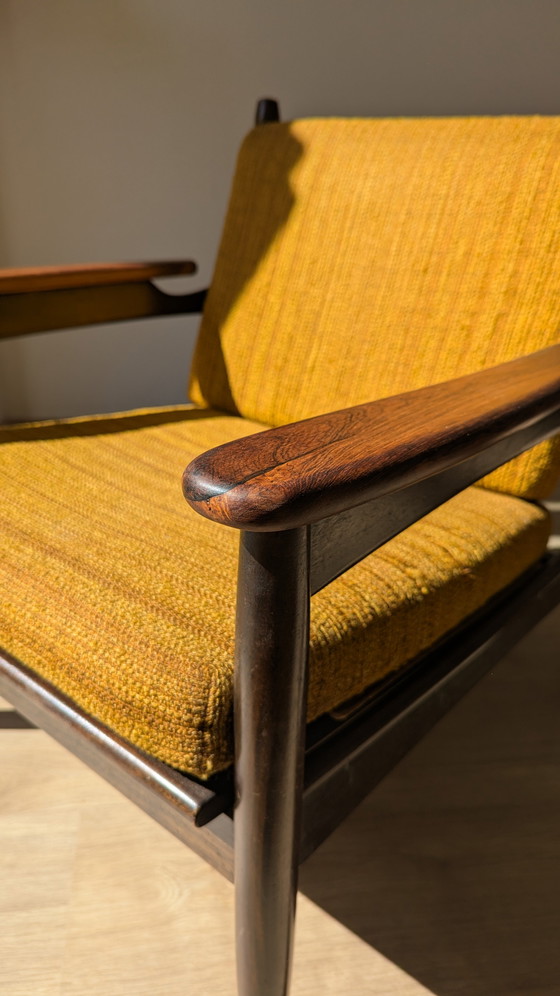 Image 1 of Vintage Rozendaal Teak Fauteuil Scandinavisch Design