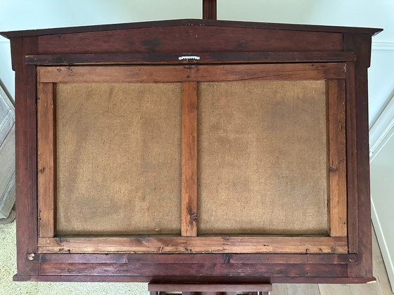 Dipinto Biedermeier con cornice originale – Mato Bukovac, Arte, Metallo, Legno (photo 9 of 15)