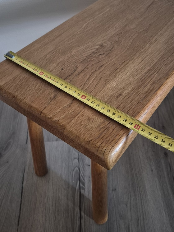 Image 1 of Tavolino laterale con sgabello brutalista