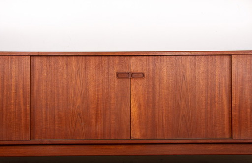 Sehr große Dänische Enfilade 255 cm aus Teakholz 1960.