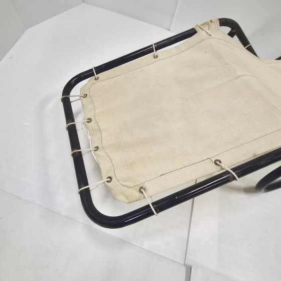 Image 1 of Vintage Barwa schommelende chaise longue uit de jaren 50 van J. Waldheim & Edgar Bartolucci