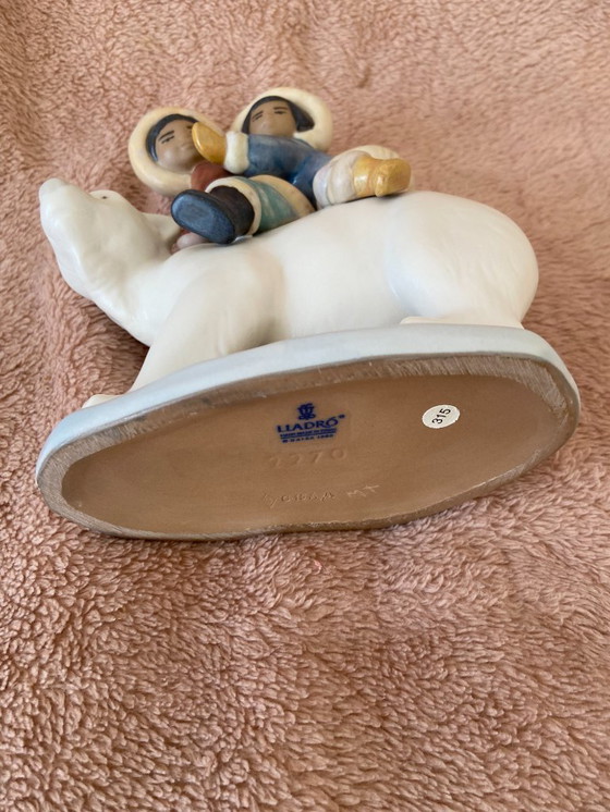 Image 1 of Statue Lladro Cavaliers Esquimaux