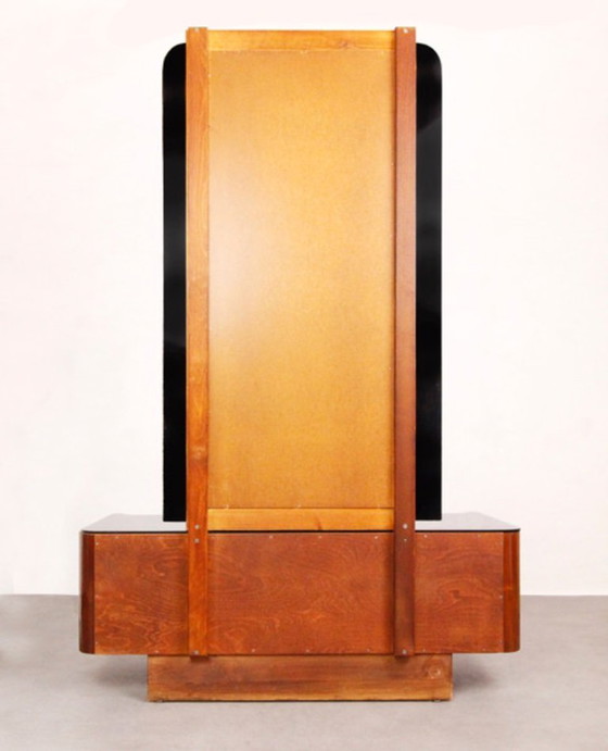 Image 1 of Miroir avec toilettes cosmétiques « Échiquier »