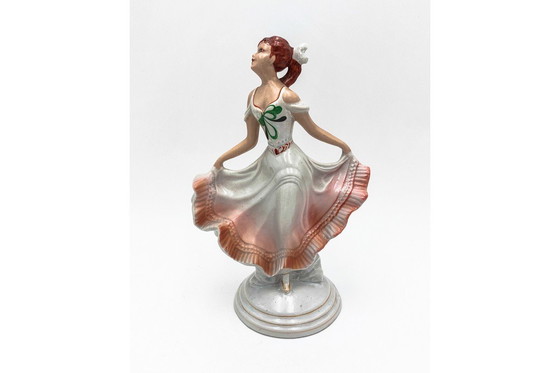 Image 1 of Figur einer Tänzerin von Steatyt, Polen, 1950er/1960er Jahre.