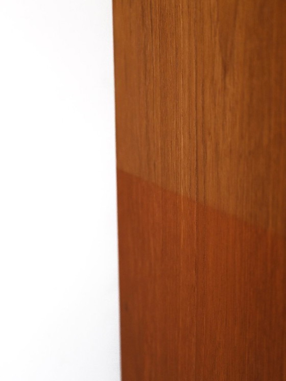 Image 1 of 1960s Scandinavian teak bookcase with storage cabinet