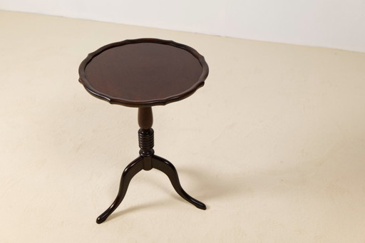 Table d'appoint en acajou de style Anton Kildeberg, Danemark, années 1960