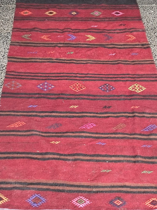 Kilim turco tessuto a mano 157x85 cm