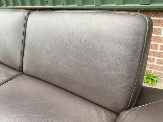 Image 1 of Henders and Hazel Napels hoekbank van bruin leer – Premium loungecomfort – Gratis levering