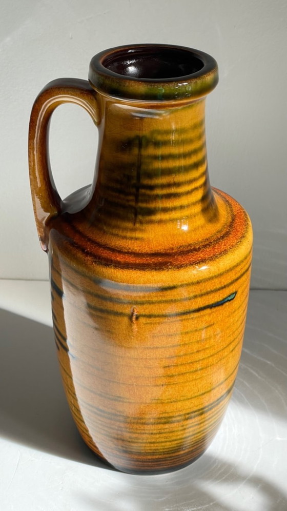 Image 1 of Vintage Amphora Vase - West Germany