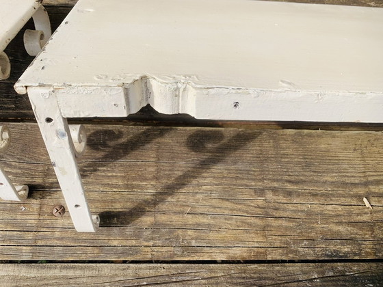 Image 1 of Set di 2 mensole da giardino vintage francesi, anni '30