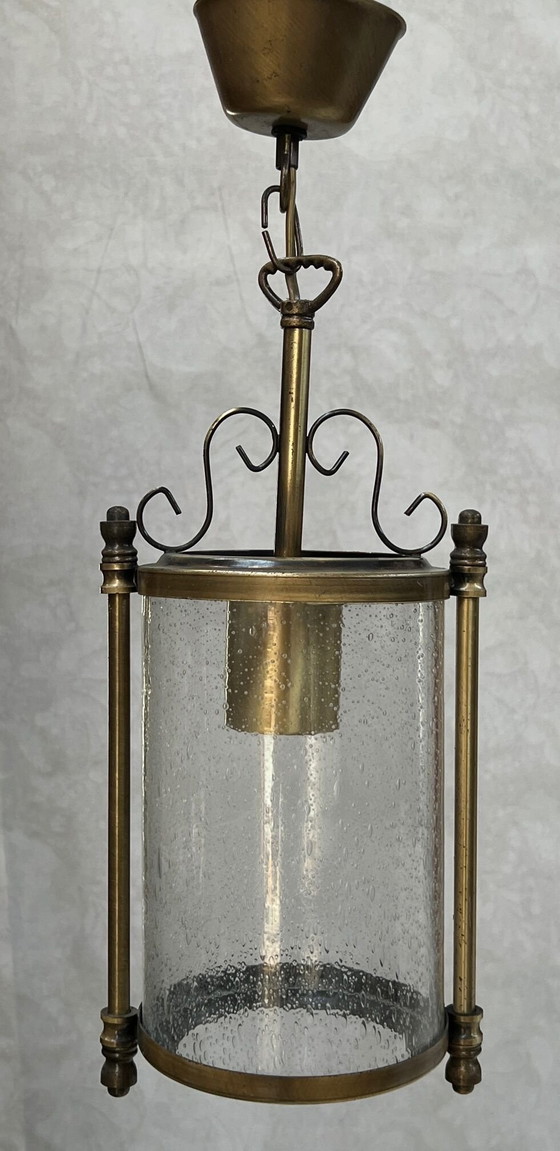 Lanterna sospesa in bronzo. – Lampade a sospensione, Bronze (photo 3 of 5)