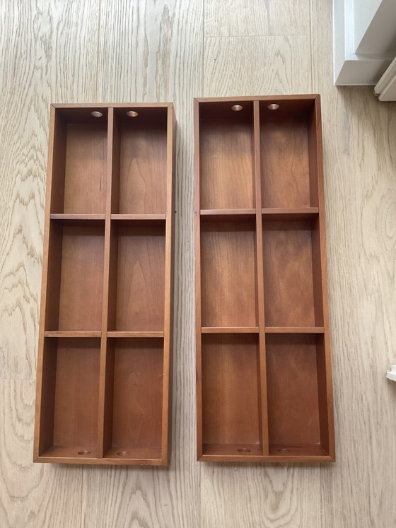 Image 1 of B&B Kommode mit 7 Schubladen + 2 kleinen Schubladen in weißem Lack, ideal für Flur oder Schlafzimmer.