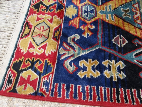 Image 1 of Izmir oosters tapijt 120x60 cm met vintage handgemaakte Anatolische motieven