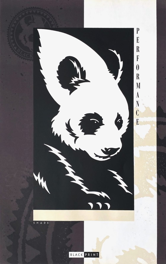 Image 1 of COLLECTIF - PUBLICITE Performance by SHADE screenprint 1991