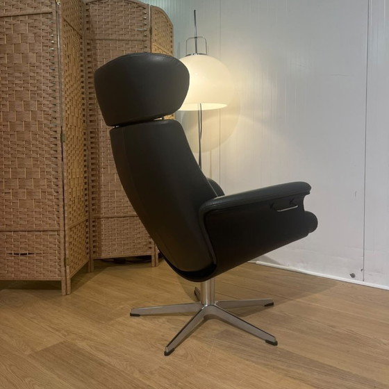 Image 1 of ZGAN Conform Time Out Fauteuil Zwart Leer