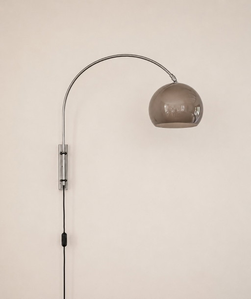 Vintage Dijkstra Boog Wandlamp Jaren 70