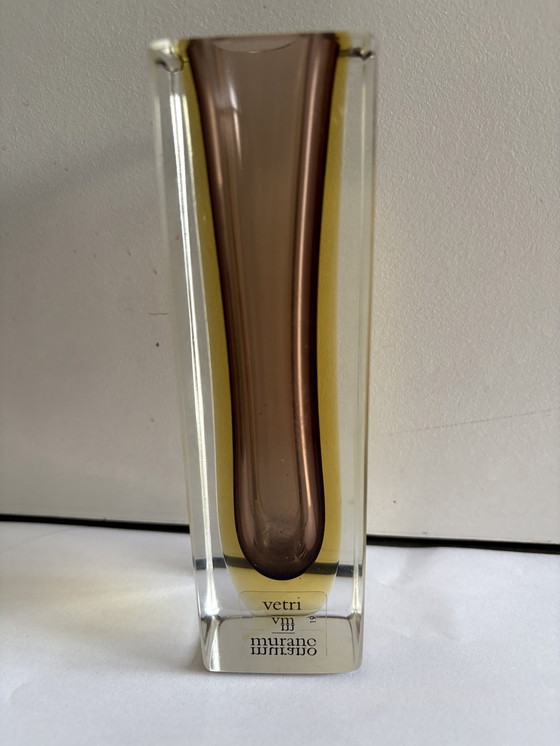 Image 1 of Murano Sommerso vintage vase