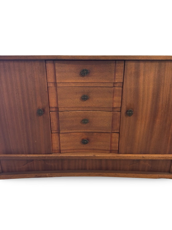 Image 1 of Vintage wooden sideboard with special details, 1950s