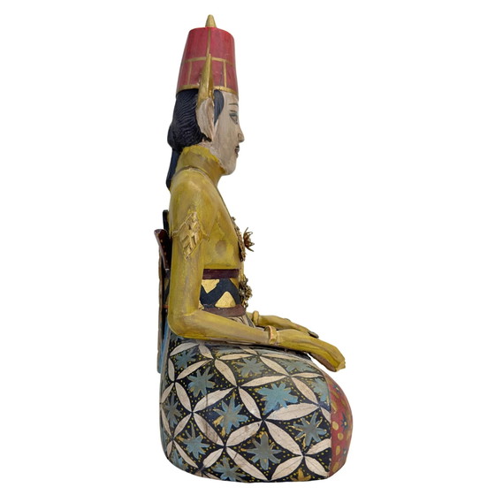 Loro Blonyo Pareja de Novios Javaneses – Esculturas, Wood, Metal (photo 3 of 10)