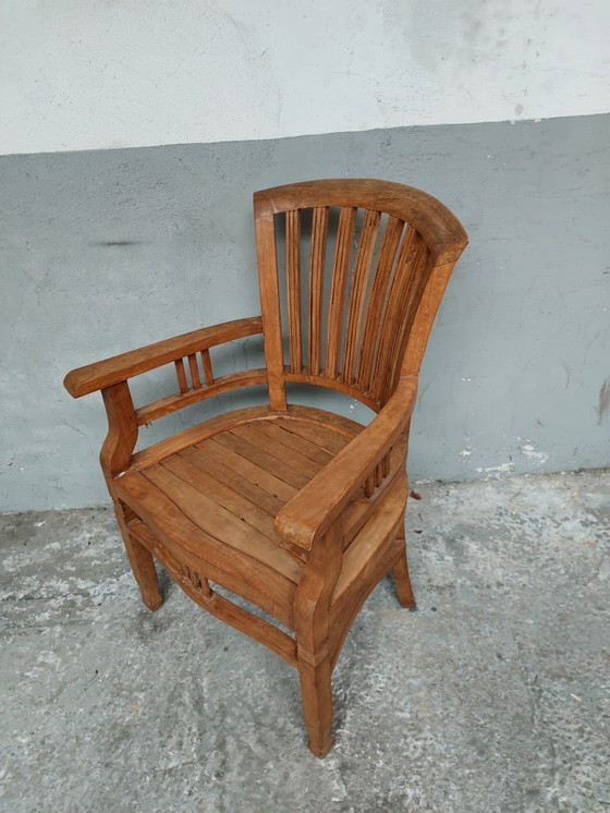 Image 1 of 4 Teakhouten Tuinstoelen