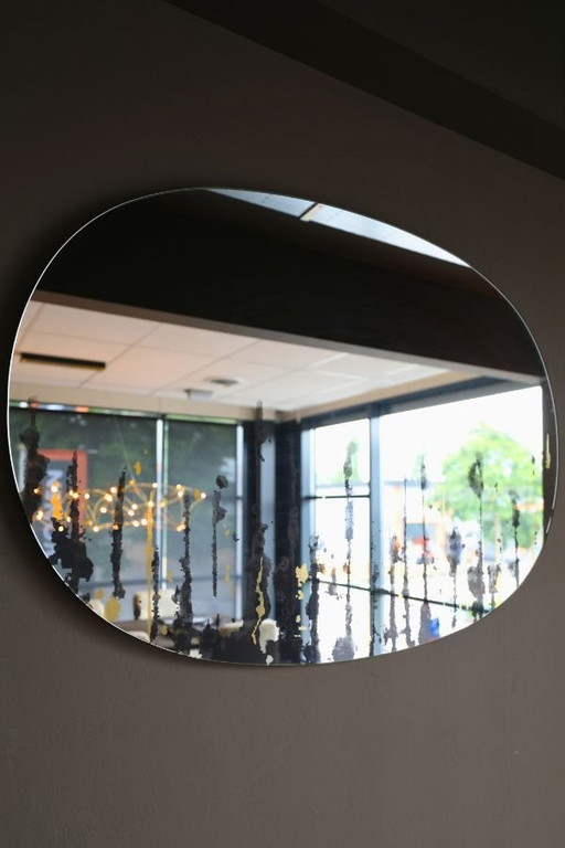 Deknudt Mirrors Drip Gold Spiegel 76x110x3cm