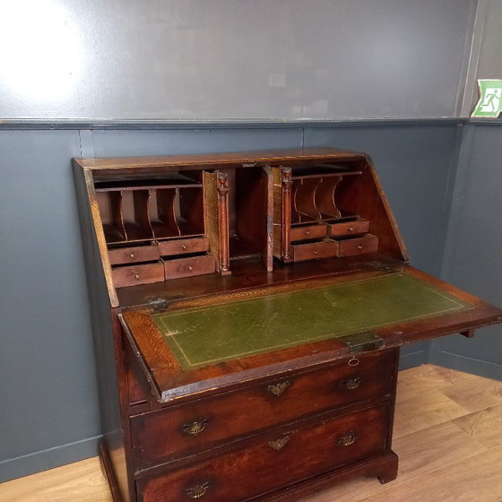 Image 1 of 18th-century English drop-front secretary
