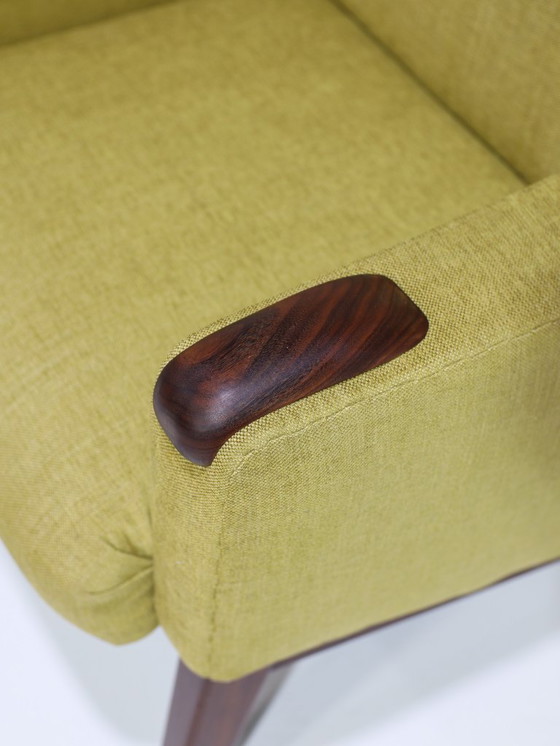 Image 1 of Poltrona vintage danese in teak gialla