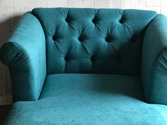 Cama de día Mid-Century en Azul, años 2010 – Camas de día, Mid Century Modern (photo 7 of 8)