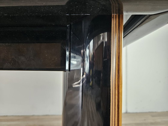 Pierre Cardin Extendable Dining Table in Black Lacquered Wood, 1970 (photo 13 of 22)