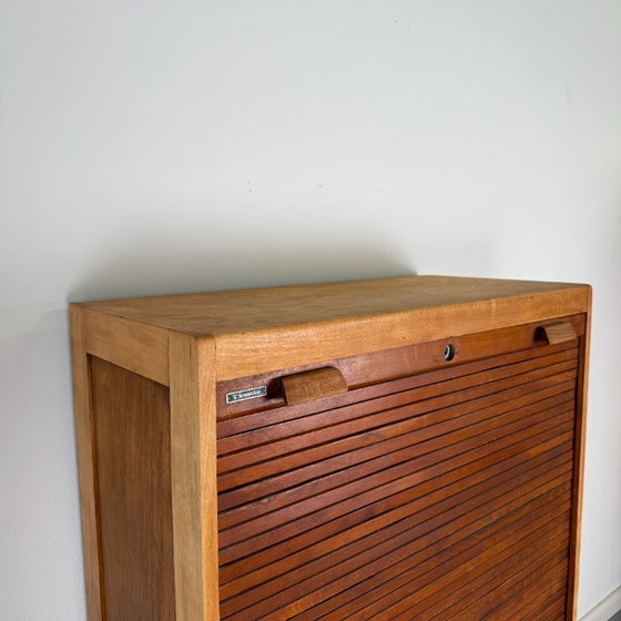 Image 1 of Compact roller shutter cabinet in Art Deco style