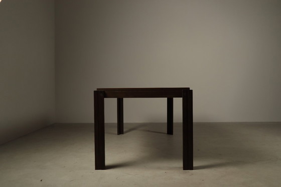 Image 1 of Extendable Oak Dining Table by AZS Meubelen, Netherlands, 1970s
