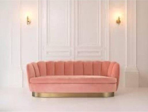 Eichholz sofa Mirage in Savona Dusty pink Velvet