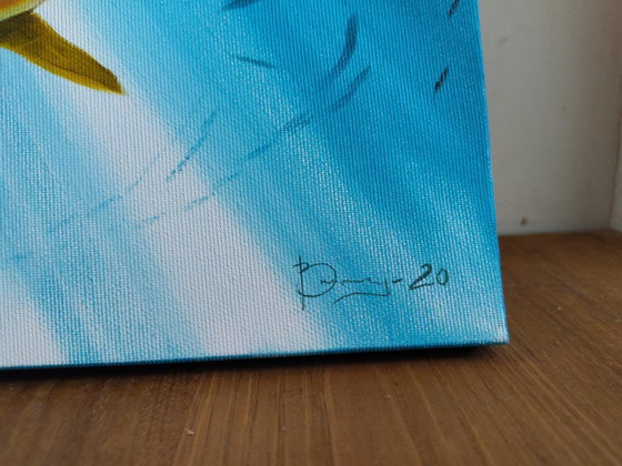 Image 1 of Adam Burczyc - Helfer | Ölfarbe 40 x 30 cm