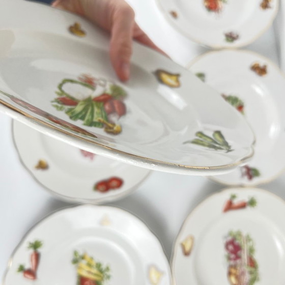 Image 1 of Servizio per 6 persone KG Lunéville "Le Potager", 1950/70