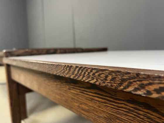 Image 1 of Ensemble de table basse belge en wengé par Beaufort, années 1960