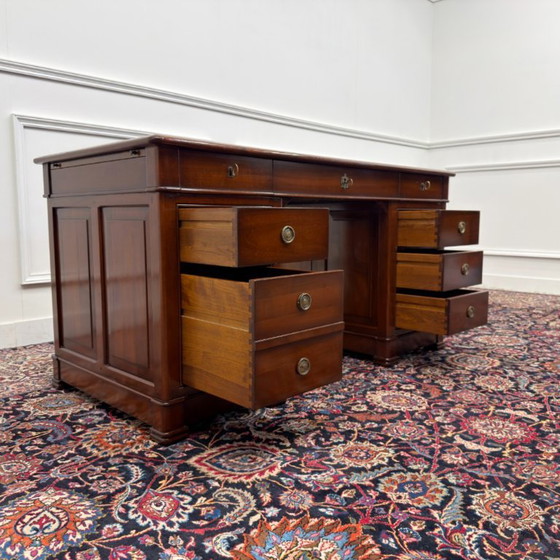 Bureau italien classique Assi D'Asolo – Bureaux, Leather, Wood (photo 13 of 18)