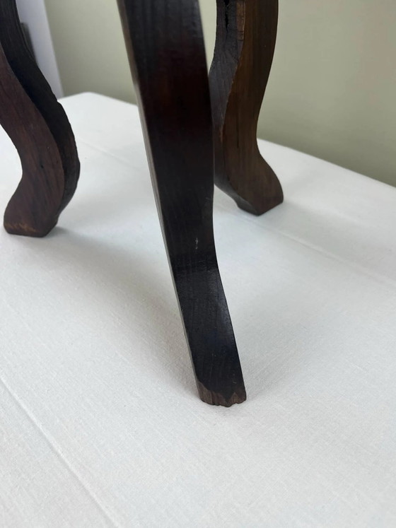 Ethnic tripod stool – Wood (photo 5 of 9)