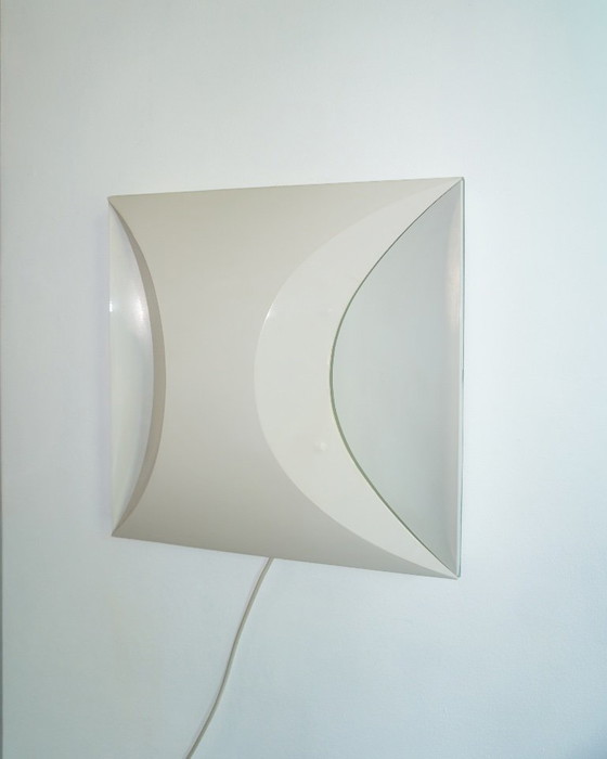 Vintage Raak 'Licht-Tichels' P-1500 Wall Light, Amsterdam 1972, Plastic, Metal, Creme (photo 4 of 8)