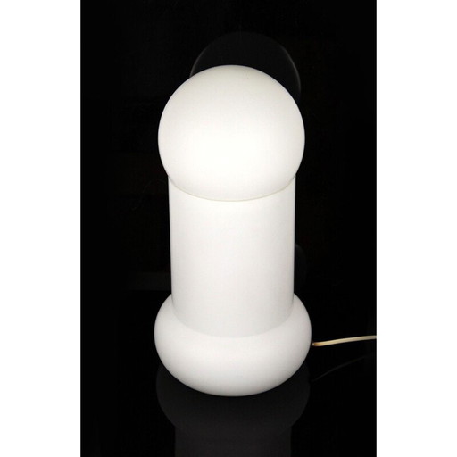 Lampada vintage in vetro per Lighting Glass Valašské Meziříčí, Cecoslovacchia 1970