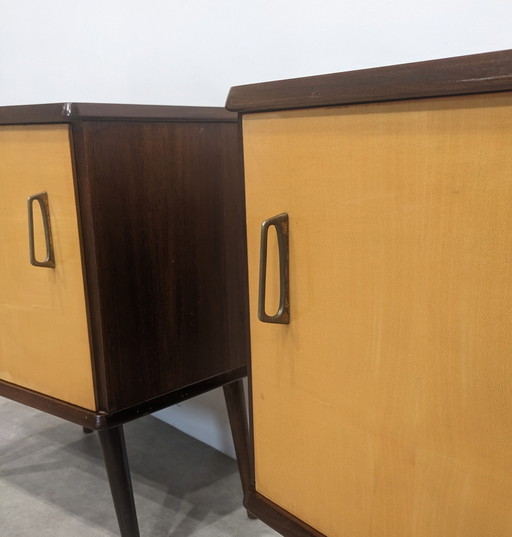 Paire de tables de chevet Mid Century